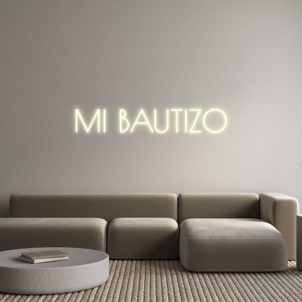 Custom Neon: MI BAUTIZO