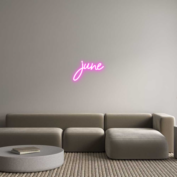 Custom Neon: june