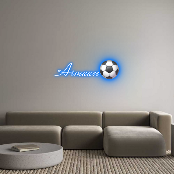 Custom Neon: Armaan⚽️