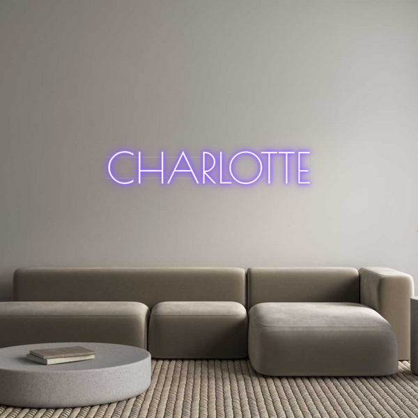 Custom Neon: CHARLOTTE