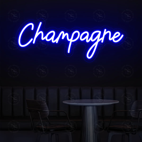 Champagne Neon Sign