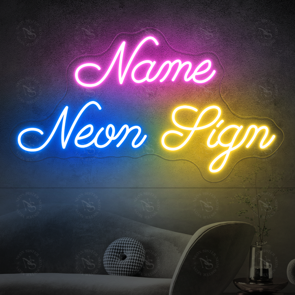 Custom Neon Name Signs – Light Up Last Name with LED Lights