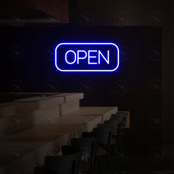 Open Neon Sign